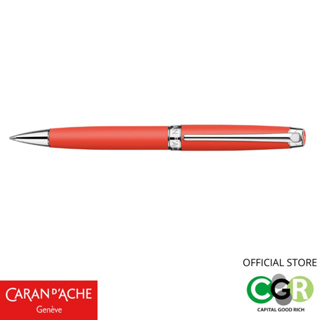 ปากกาลูกลื่น CARAN DACHE Coral Matte LÉMAN Ballpoint Pen # 4789.061