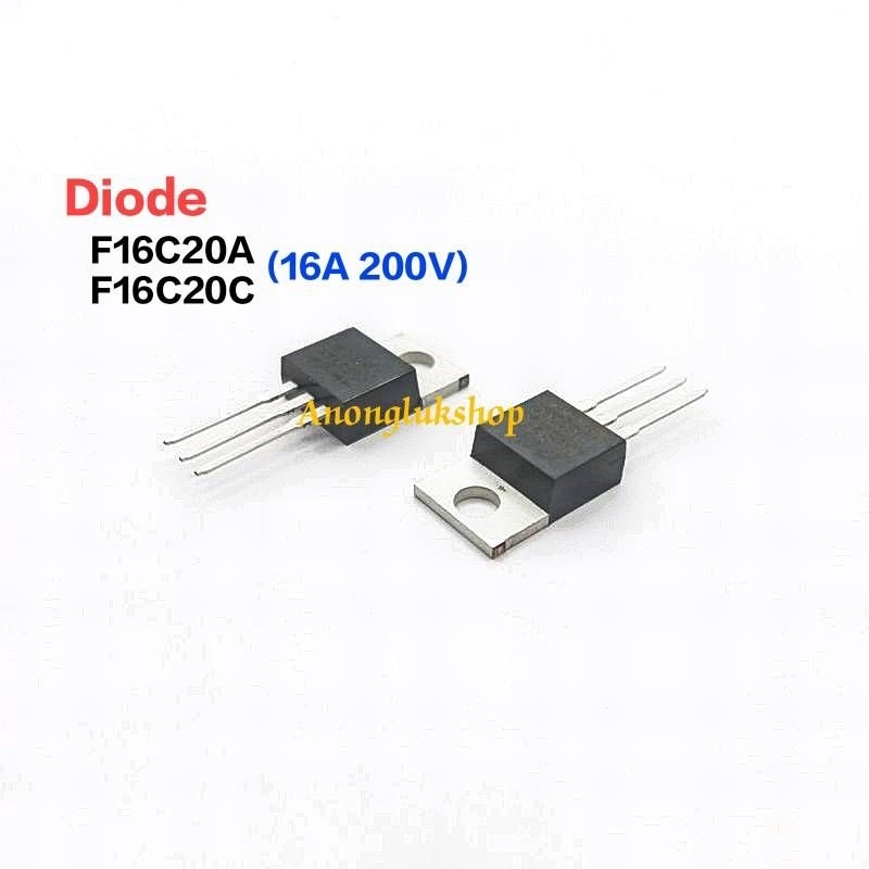 1ตัว-f16c20a-f16c20c-ฟาสไดโอด-mospec-กระแส-16a-200v-มี-หัวชนและหัวจาก