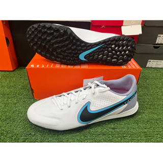 ร้อยปุ่ม รองเท้าฟุตบอล Nike Tiempo Legend9 Academy tf หนังแท้ ไซส์ 45.5