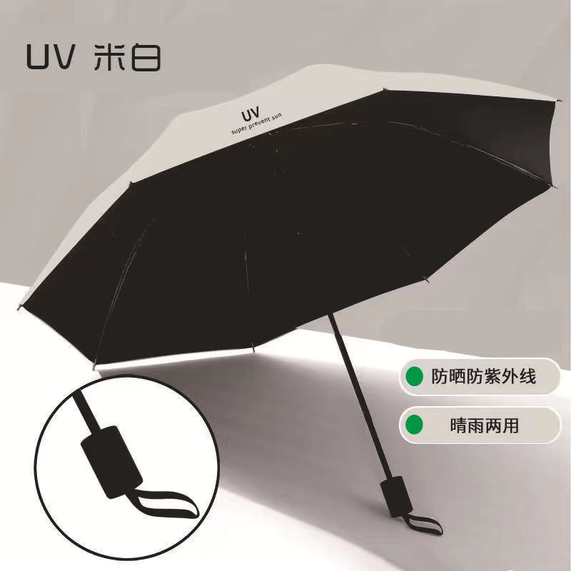 ร่มพับ-3-ตอน-ร่มกันฝน-ร่มกันแดด-ร่มกันยูวี-ร่มกันuv-ร่มพับได้-ร่ม-uv-umbrella-คุณภาพดีราคาถูก