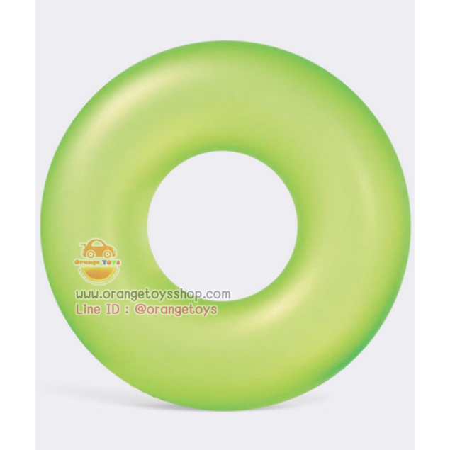 (ขนาด 36 นิ้ว) ห่วงยาง สีสะท้อนแสง INTEX 59262 Neon Swim Ring 91 cm ...