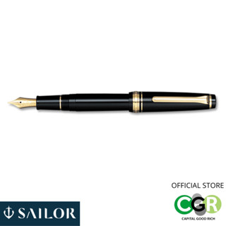 SAILOR Professional Gear Slim Fountain pen Gold - Black ( Fine  : 11-1221-220 /  Medium: 11-1221-420 / Broad: 11-1221-62