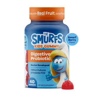 🌟พร้อมส่ง🌟 โพรไบโอติกสำหรับเด็ก The SMURFS Kids Gummy - Digestive Probiotic