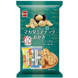 Iwatsuka, Macadamia Okaki, Rice Cracker 72g. อิวาสึกะ, แมคคาเดเมียโอคากิ, ข้าวเกรียบปากหม้อ 72กรัม.
