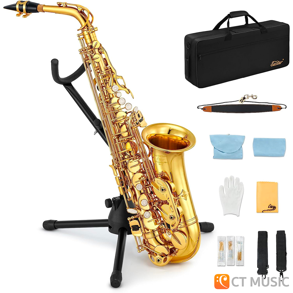 eastar-as-ii-student-gold-lacquer-e-flat-alto-saxophone-แซ็กโซโฟน