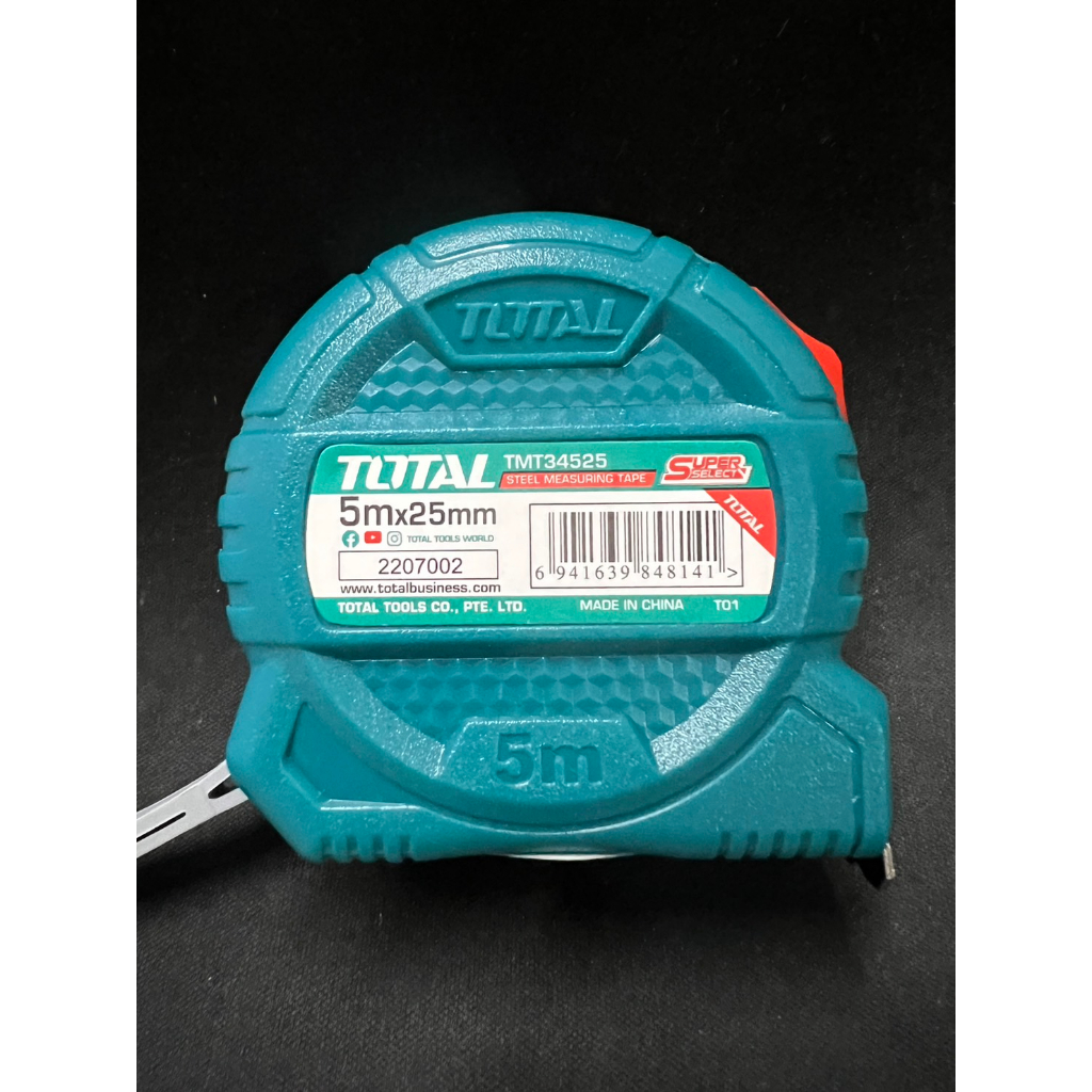 ตลับเมตร TOTAL ขนาด 5เมตร รุ่นTMT-34525 | Shopee Thailand