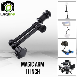 Magic Arm 11 นิ้ว แขนต่อเพิ่มอุปกรณ์เสริม สกรู 1/4 นิ้ว ใช้ได้ทั้ง กล้อง, LED, จอ Monitor, Microphone, ขา Flash ฯลฯ