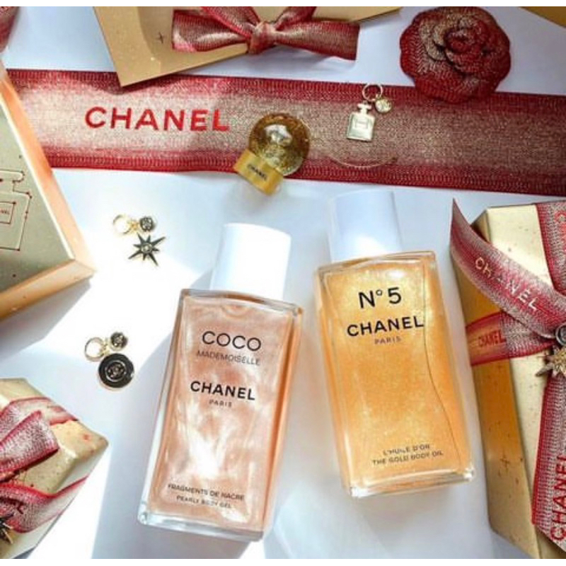 CHANEL COCO MADEMOISELLE PEARLY BODY GEL / N°5 THE GOLD BODY OIL