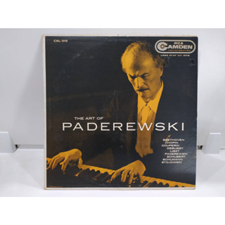 1LP Vinyl Records แผ่นเสียงไวนิล THE ART OF PADEREWSKI   (J20B151)