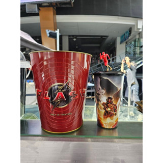 (ทักลด50%) (ถามก่อนสั่ง) ถังป๊อปคอร์น The flash Topper cup set tintun movie set จาก major