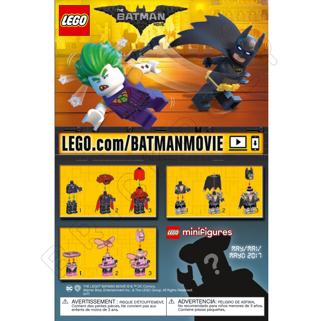 71017-lego-minifigures-the-lego-batman-movie-series-1-สินค้าถูกแพ็คอยู่ในซองไม่โดนเปิด