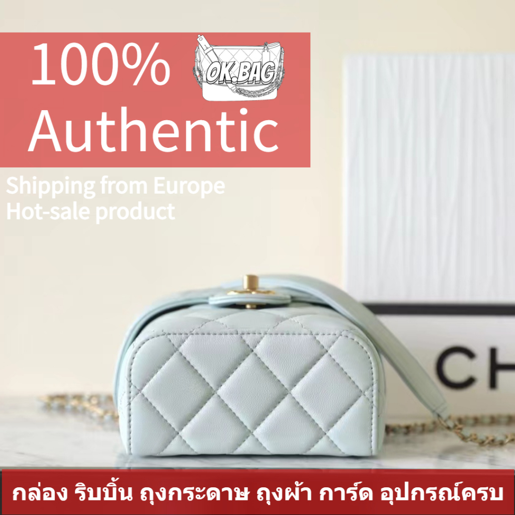 ชาแนล-chanel-23s-sheepskin-makeup-handbag-สุภาพสตรี-กระเป๋าสะพายไหล่