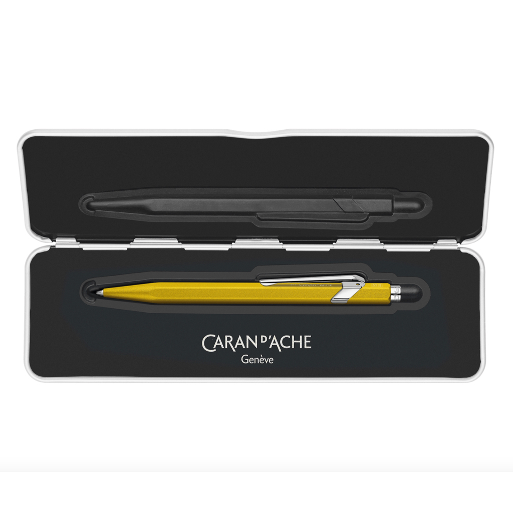 ปากกาลูกลื่น-caran-dache-colormat-x-yellow-849-743