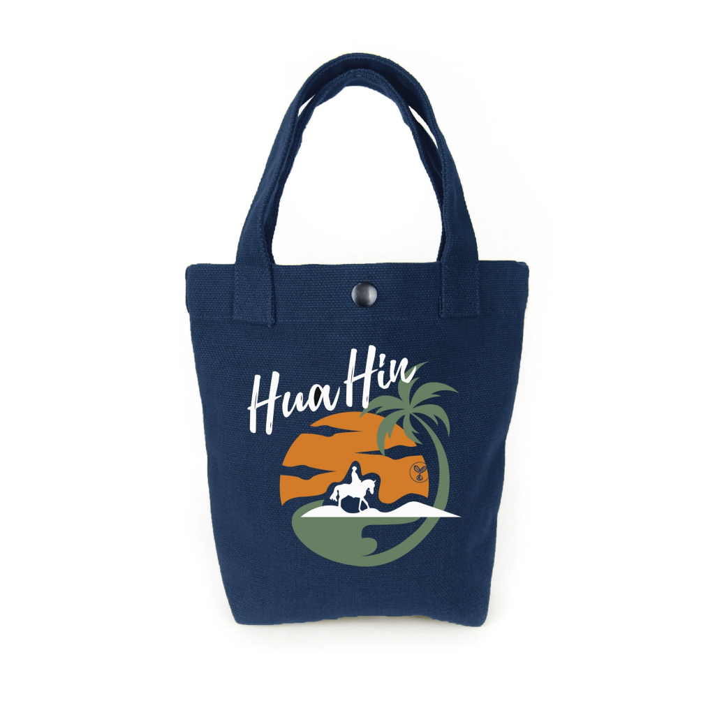 พร้อมส่ง-กระเป๋าผ้าแคนวาส-รุ่น-มินิ-ลายทะเล-hua-hin-beach-กระเป๋าผ้า-mini-tote-bag-ของฝาก-หัวหิน-by-acts-of-green