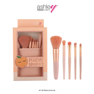 Ashley Peachy Brush Set ชุดแปรงแต่งหน้า AA 192 ขนนุ่มไม่บาดหน้า