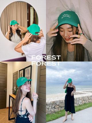 หมวกแก๊ป what a good day in FOREST🌲 by asissy.club