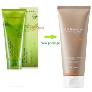 โฟมล้างหน้า Nature Republic Jeju Sparkling Mud Foam Cleanser 150 ml