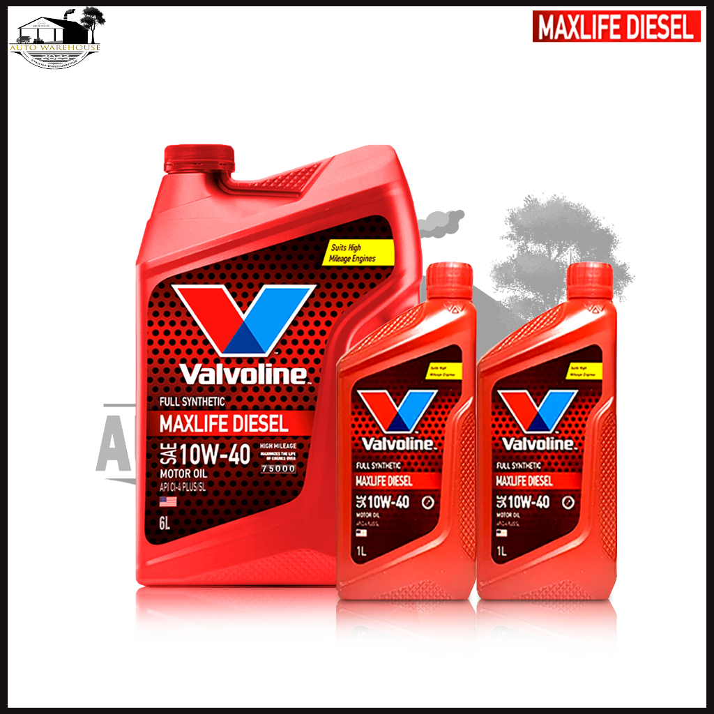 ชุด-8-ลิตร-น้ำมันเครื่อง-valvoline-maxlife-diesel-10w-40-ขนาด-6-1-1-ลิตร-วาโวลีนแมกซ์ไลฟ์ดีเซล-สังเคราะห์แท้-100