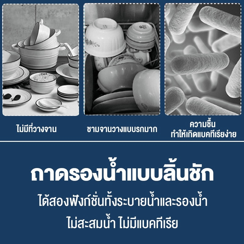 kaman-ที่คว่ำจาน-2-3ชั้น-ชั้นวางจาน-ชั้นวางจานแบบปิด-ขนาดใหญ่-มีฝาปิด-กันฝุ่นละออง-กันแมลง-ที่คว่ำจานพลาสติก