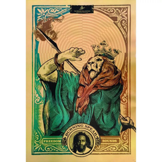 โปสเตอร์ Burning Spear นักร้อง นักแต่งเพลง เร้กเก้ จาเมกา รูป ภาพ ติดผนัง poster 34.5x 23.5นิ้ว(88x60ซม.โดยประมาณ)