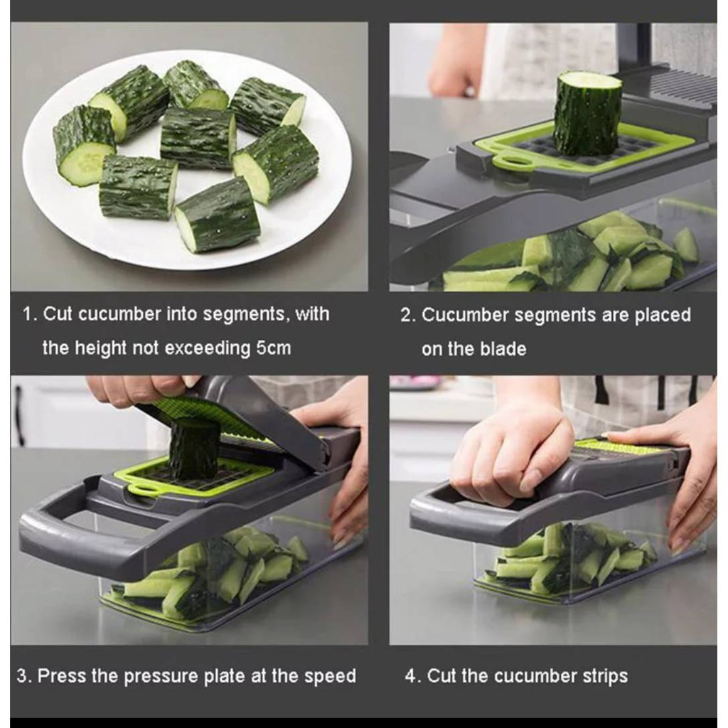 เครื่องสไลด์ผัก-8in1-มัลติฟังค์ชั่น-vegetable-slicer-ที่หั่นผักสวยๆ-cutter-เครื่องซอยหอม