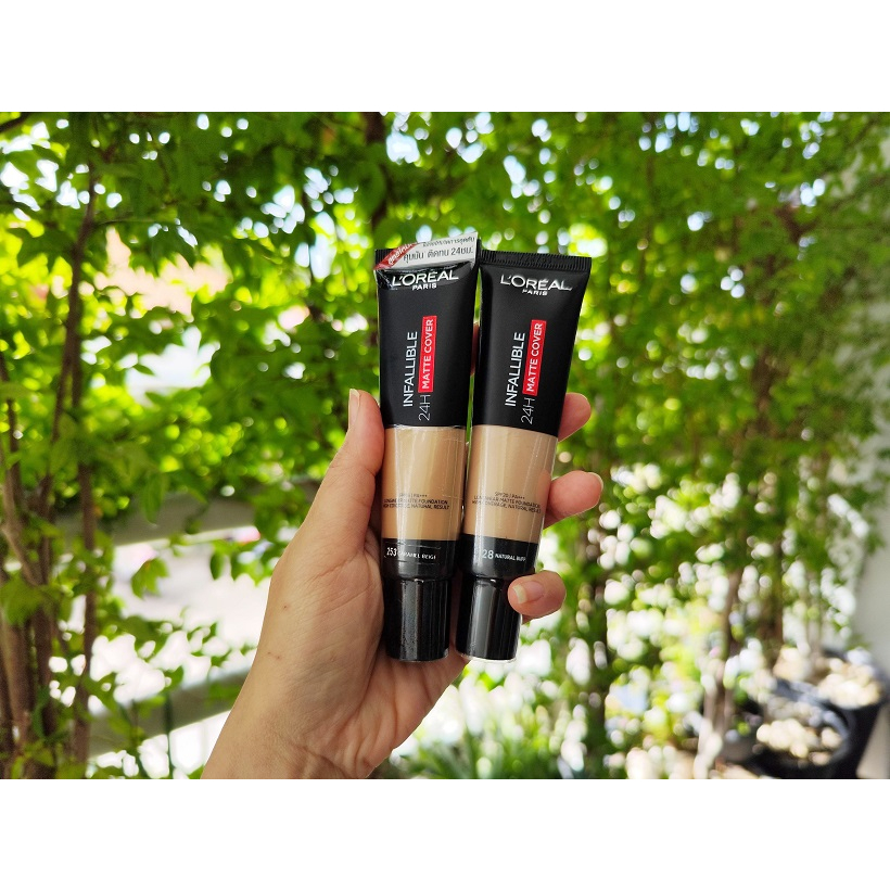 แบ่งขายรองพื้นคุมมันสุดปัง-loreal-infallible-24h-matte-cover-รองพื้นแบ่งขาย