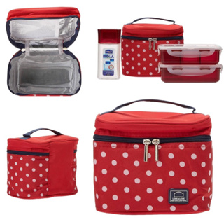 Polka Dot Thermal Bag กระเป๋าเก็บรักษาอุหภูมิ Lock&Lock