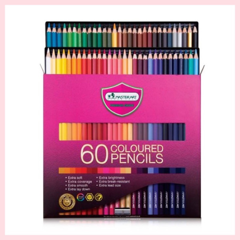 master-art-สีไม้มาสเตอร์อาร์ต-1-หัว-รุ่นใหม่-สีสวยสดกว่าเดิม-60สี-72สี