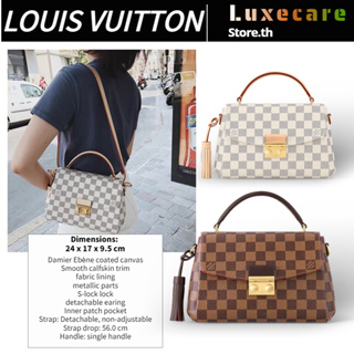 หลุยส์ วิตตอง👜Louis Vuitton ถุง CROISETTE Women/Shoulder Bag /กระเป๋าถือ