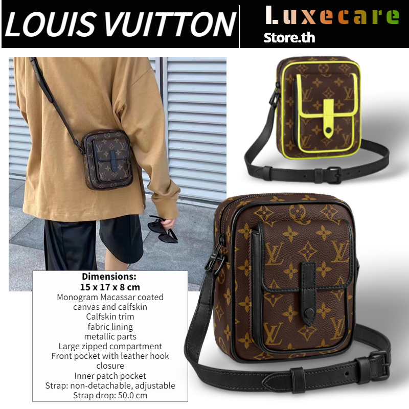 หลุยส์-วิตตอง-louis-vuitton-christopher-men-shoulder-bag-กระเป๋าใส่มือถือ-กระเป๋าหลุยวิตตอง-กระเป๋าสตางค์