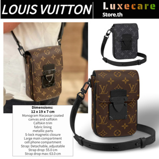 หลุยส์ วิตตอง👜Louis Vuitton S-LOCK VERTICAL Men/Shoulder Bag /กระเป๋ามือถือ/