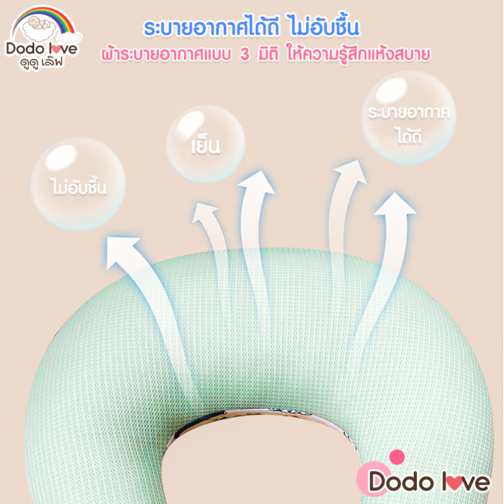 dodolove-หมอนรองให้นม-หมอนรองคอให้นม-หมอนรองคอสำหรับเด็ก