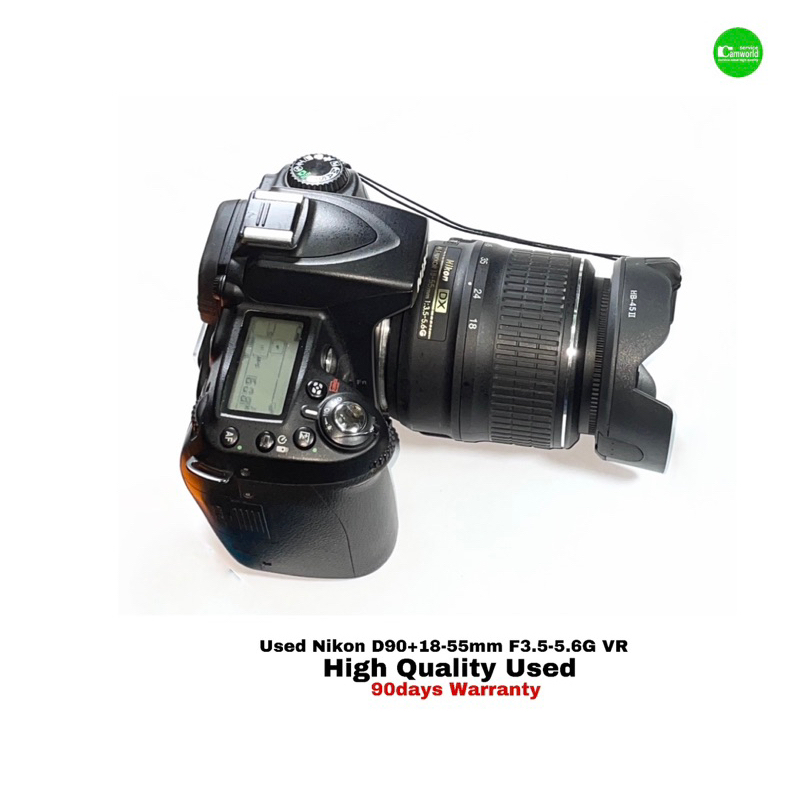 nikon-d90-18-55mm-vr-dslr-camera-with-lens-กล้องพร้อมเลนส์-สุดคุ้ม-wifi-sd-card-ไวไฟโอนภาพไร้สาย-มือสองคุณภาพประกันสูง