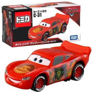 แท้ 100% จากญี่ปุ่น โมเดล ดิสนีย์ คาร์ Takara Tomy Tomica Disney Cars Motors C-31 Lighting McQueen (Hunter Type)