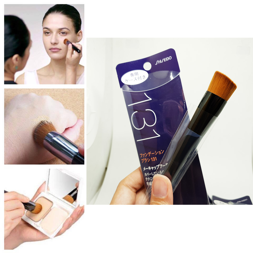 แปรงรองพื้น ชิเซโด้ (ของจากญี่ปุ่น) SHISEIDO Foundation Brush No.131