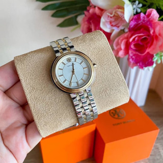 🎀 (สด-ผ่อน) นาฬิกา 34 มิล TBW6104 TORY BURCH Womens Bailey Two Tone Stainless Watch