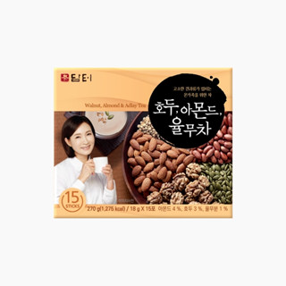 damtuh ชาอัลมอนด์และธัญพืชรวม 5 ชนิด🥜almond adley tea 담터 270g/18g x 15ซอง 담터 호두 아몬드차