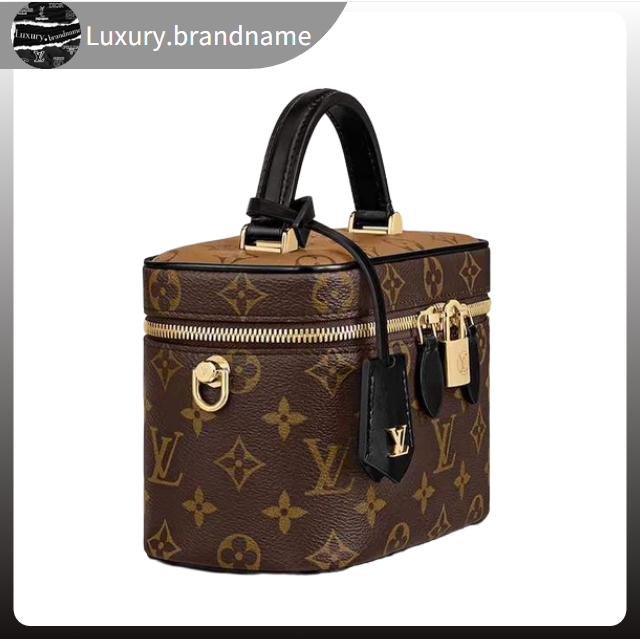 หลุยส์วิตตอง-louisvuitton-กระเป๋าเครื่องสำอางใหม่-กระเป๋าโซ่-ซิปคู่-กระเป๋าผู้หญิง-พร้อมสายสะพาย