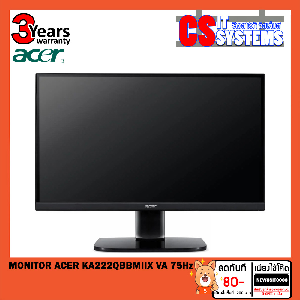monitor-จอมอนิเตอร์-acer-21-5-ka222qbbmiix-va-75hz