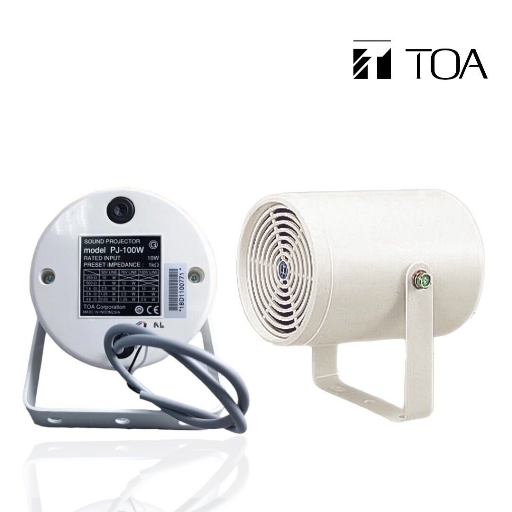 toa-pj-100w-ลำโพงโปรเจ็คเตอร์-10-วัตต์-projection-speaker-nominal-10w