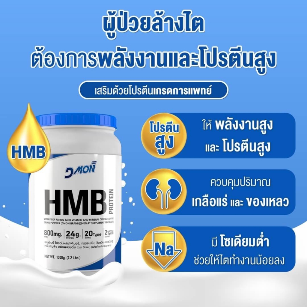 HMB Whey Protein โปรตีนไข่ขาว เวย์โปรตีน โปรตีนเกรดการแพทย์ โปรตีน