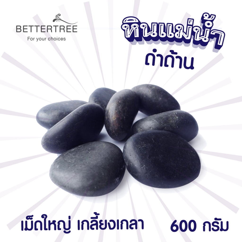 หินแม่น้ำดำด้าน-น้ำหนัก-600-กรัม-หินตกแต่งกระถางต้นไม้-หิน-หินสี-หินแม่น้ำ-หินใส่กระถางต้นไม้-หินใส่แจกัน