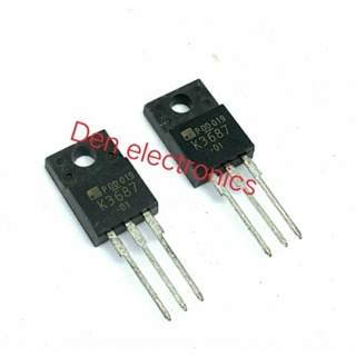 K3687 TO220  16A 600V MOSFET N-Fet มอสเฟต ทรานซิสเตอร์ สินค้าพร้อมส่ง (ราคา1ตัว)