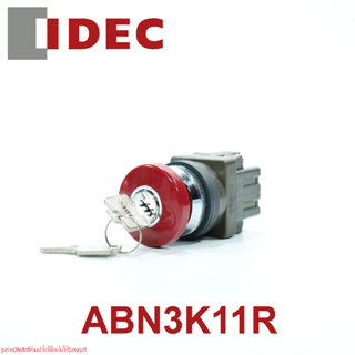 ABN3K11R IDEC ABN3K11R 1NO+1NC IDEC φ 30 Series Push Button Switch Large Push Lock Key Reset Shape abn3 K11r
