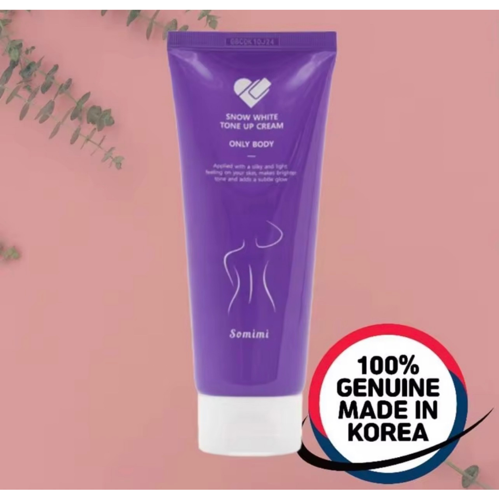 โทนอัพ-บำรุงผิว-สำหรับผิวกาย-body-make-up-somimi-snow-white-tone-up-cream-body-200g-made-in-korea