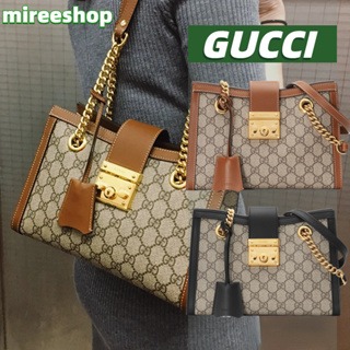 🍒กุชชี่ Gucci กระเป๋า Padlock Small GG Shoulder Bag