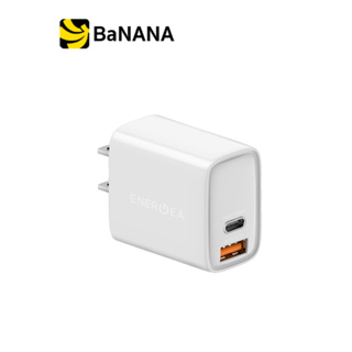 อะแดปเตอร์ Energea Wall USB Charger 1 USB-A (QA3.0A) / 1 USB-C (PD33W) (US) White by Banana IT