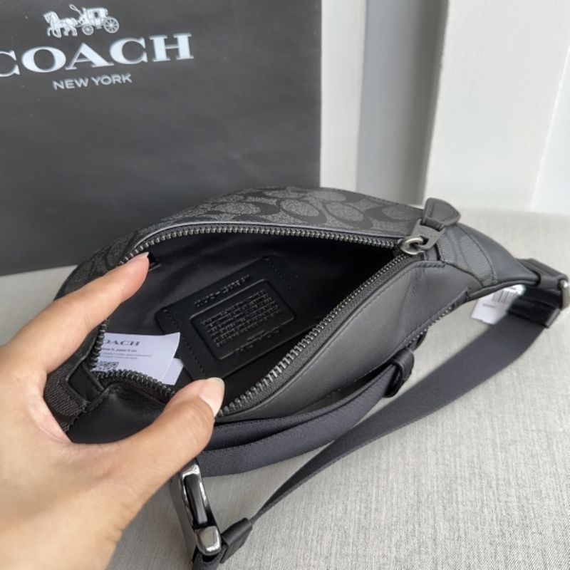 new-ของแท้-100-กระเป๋าคาดอก-รุ่นใหม่-coach-mini-belt-bag