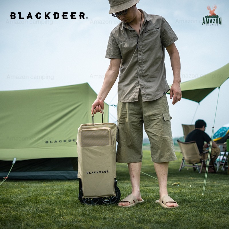 รถเข็นแคมป์ปิ้งblackdeer-รถเข็นใส่ของ-รุ่น-blackdeer-wagon-รับน้ำหนักได้-80-kg