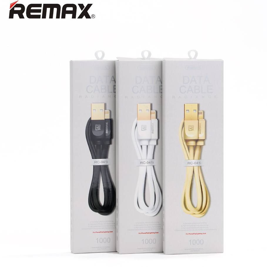 REMAX สายชาร์จ Cable รุ่น RC-041i สีดำ ของแท้ | Shopee Thailand